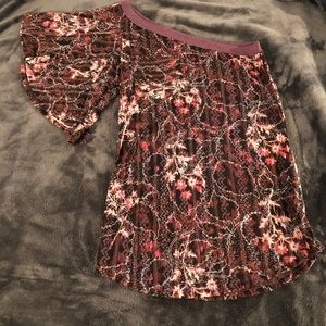 Free People one shoulder top Size XS